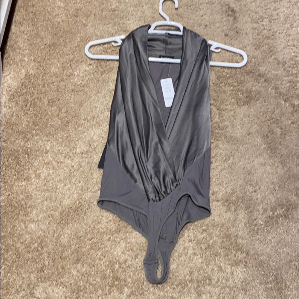 Silver bodysuit